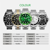 Tevise Mens Luxury Automatic Top Brand Watches