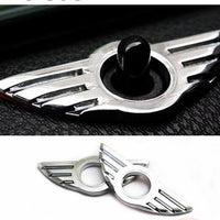 BMW Mini Cooper Door Pin Lock Wing Emblem