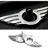 BMW Mini Cooper Door Pin Lock Wing Emblem