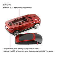 Wireless SUV Sports Car Mouse for Gamers