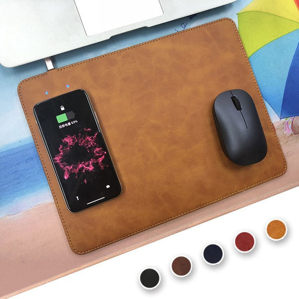 Mobile Phone Wireless Charger Mouse Pad For iPhone and Samsung