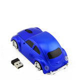 Wireless Computer Mouse Beetle Car With USB Receiver For PC Laptop